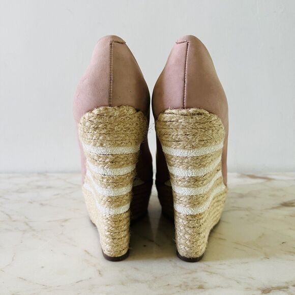 SCHUTZ Gabrielle Pink Wedge Platform Open Toe Pump - US 7 - Picture 10 of 12